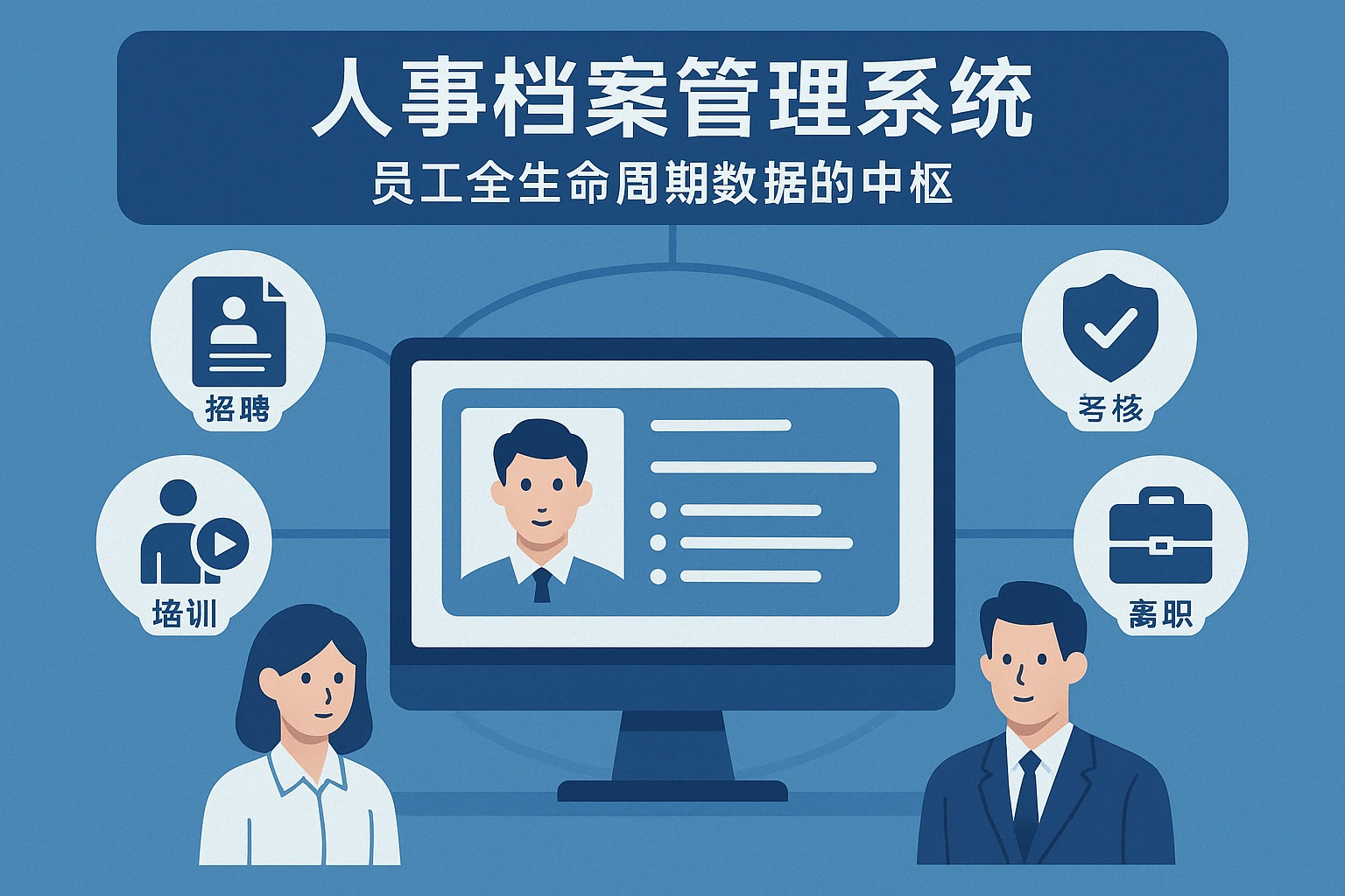 1. 人事档案管理系统：员工全生命周期数据的中枢