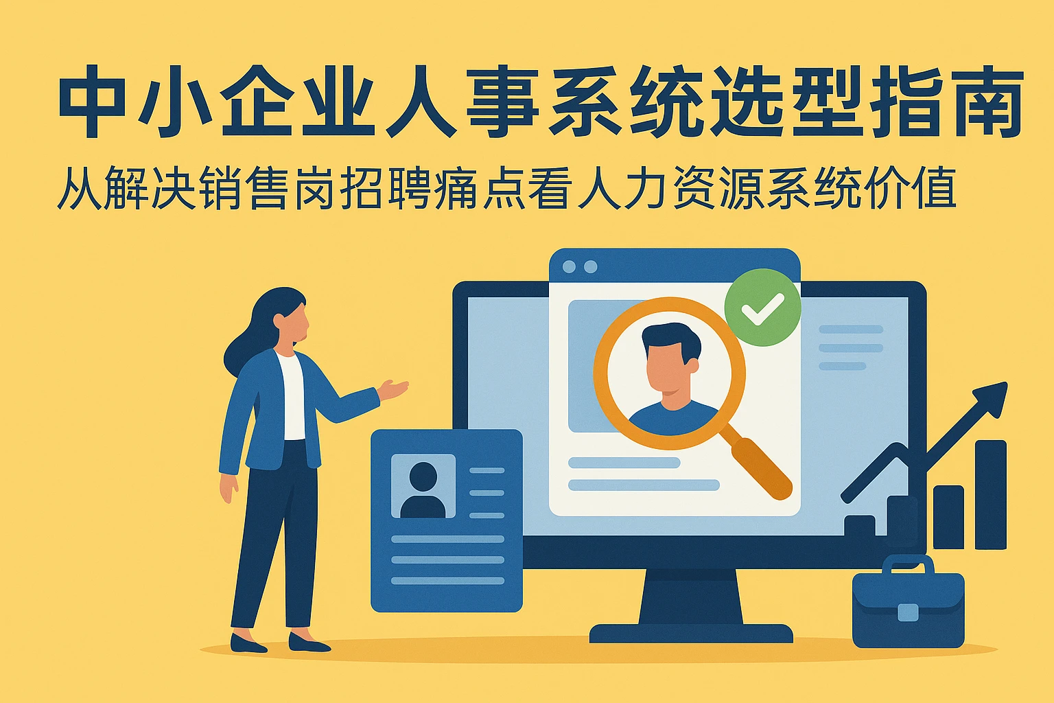 中小企业人事系统选型指南：从解决销售岗招聘痛点看人力资源系统价值