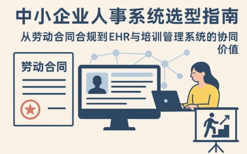 中小企业人事系统选型指南：从劳动合同合规到EHR与培训管理系统的协同价值