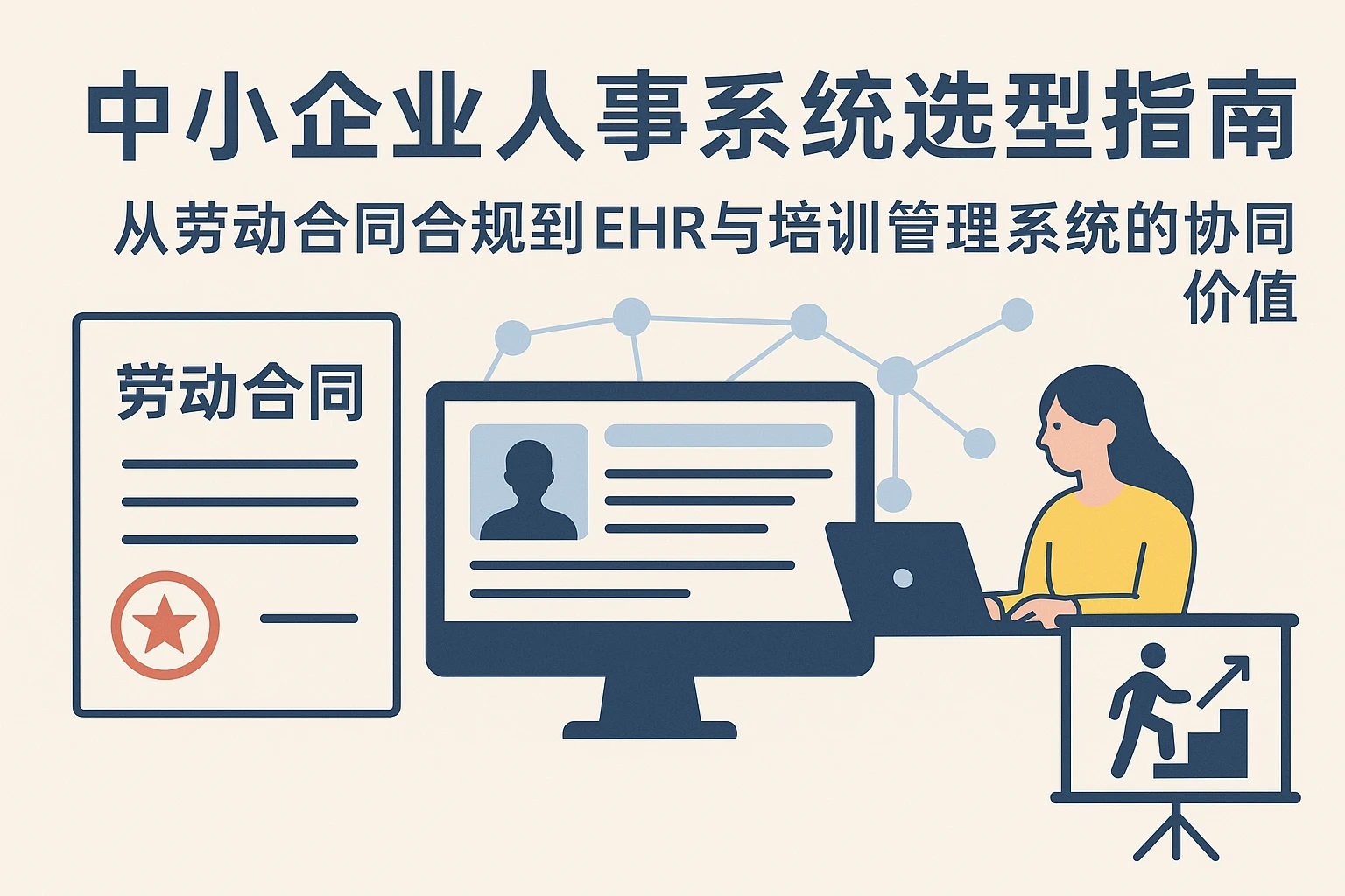 中小企业人事系统选型指南：从劳动合同合规到EHR与培训管理系统的协同价值