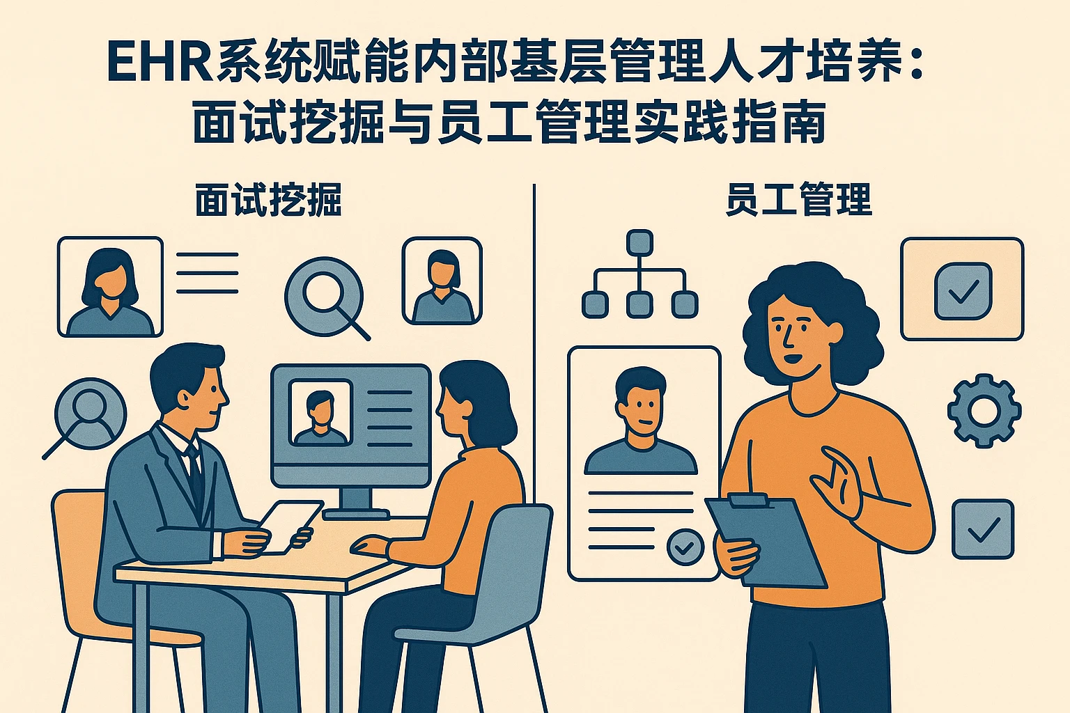 EHR系统赋能内部基层管理人才培养：面试挖掘与员工管理实践指南