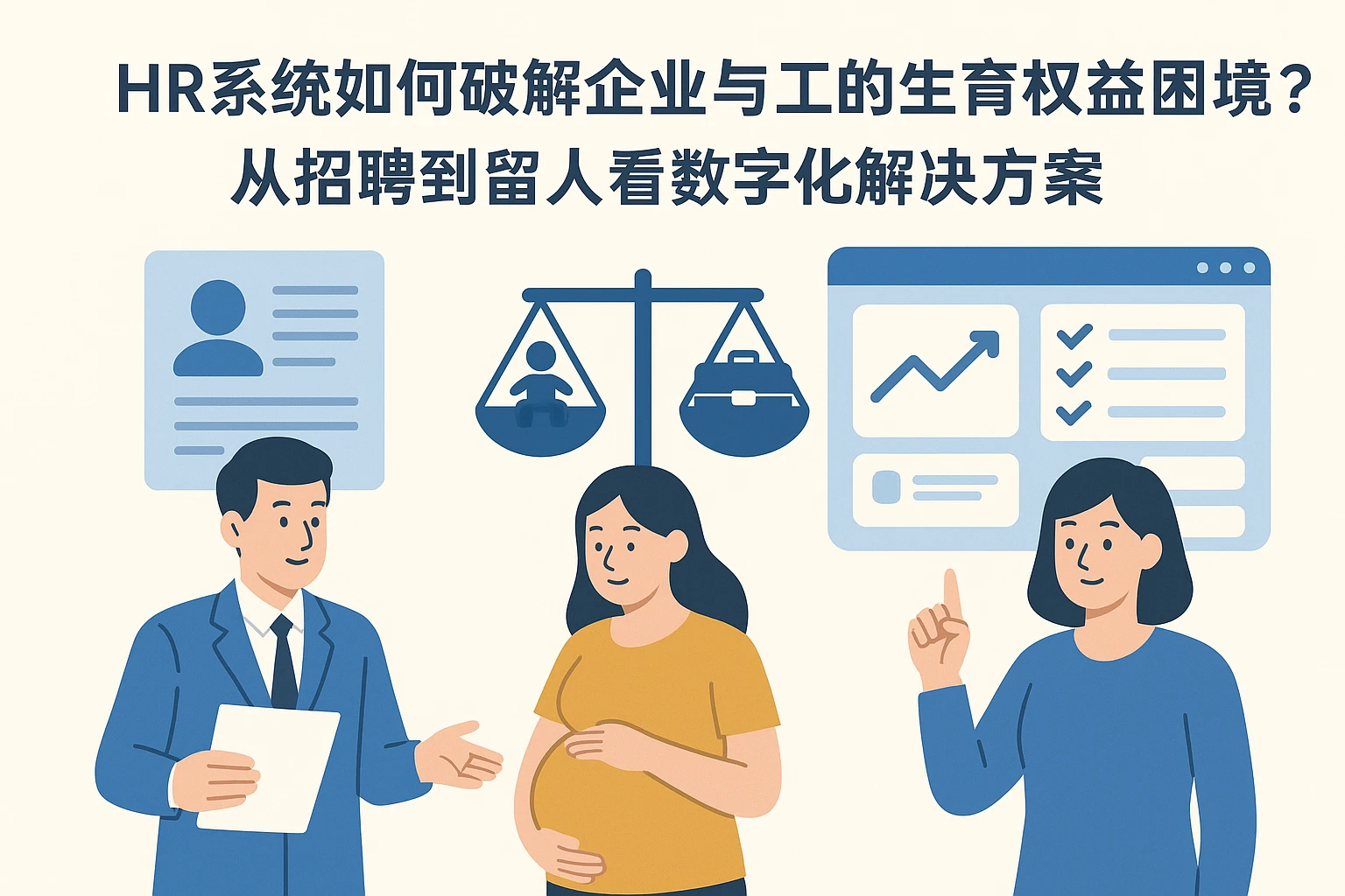 HR系统如何破解企业与员工的生育权益困境？从招聘到留人看数字化解决方案