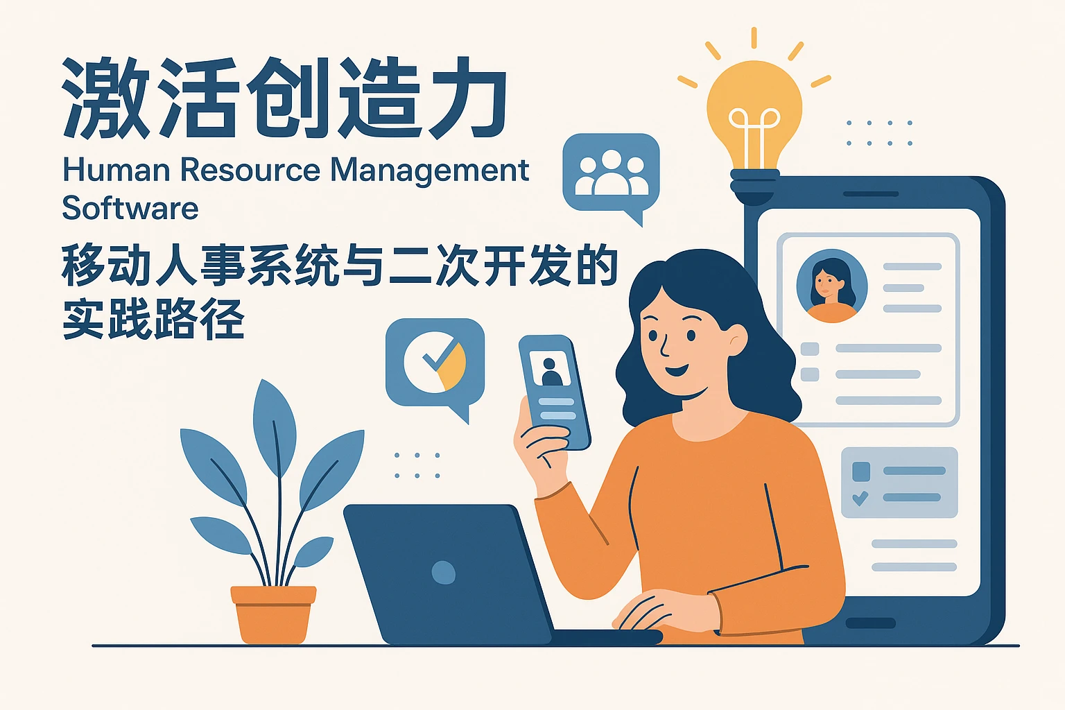 用HR管理软件激活创造力：移动人事系统与二次开发的实践路径