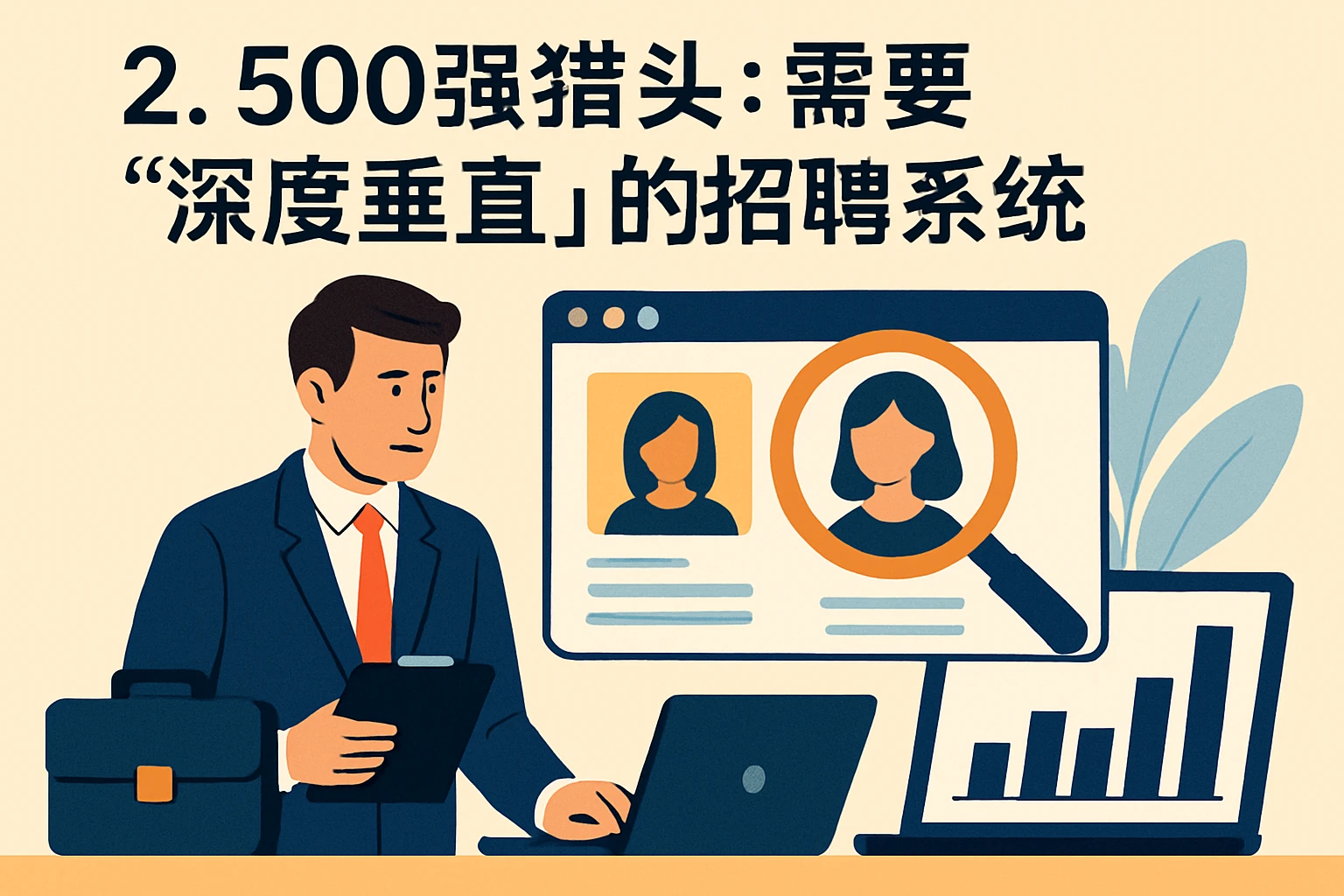 2. 500强猎头：需要“深度垂直”的招聘系统