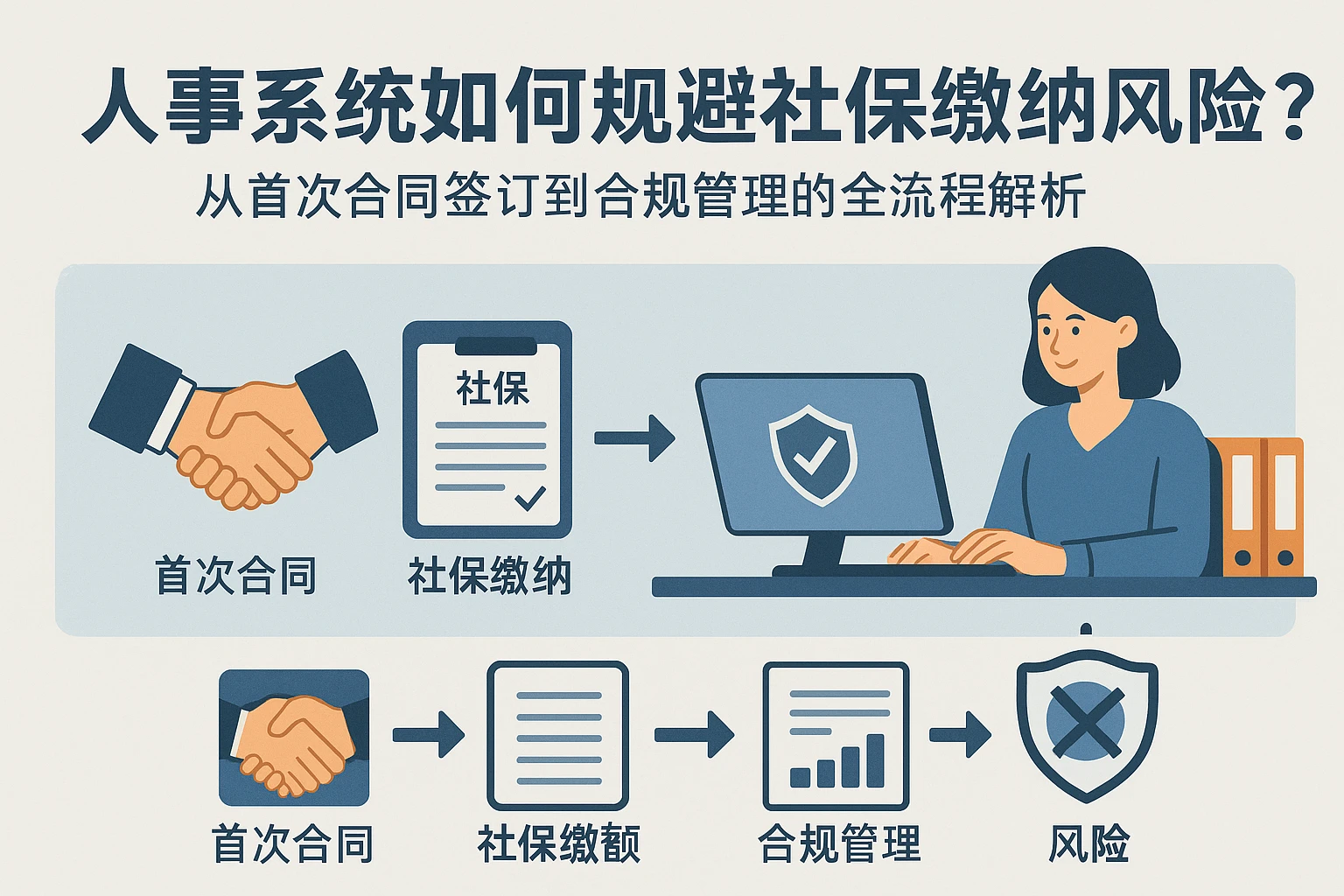 人事系统如何规避社保缴纳风险？从首次合同签订到合规管理的全流程解析