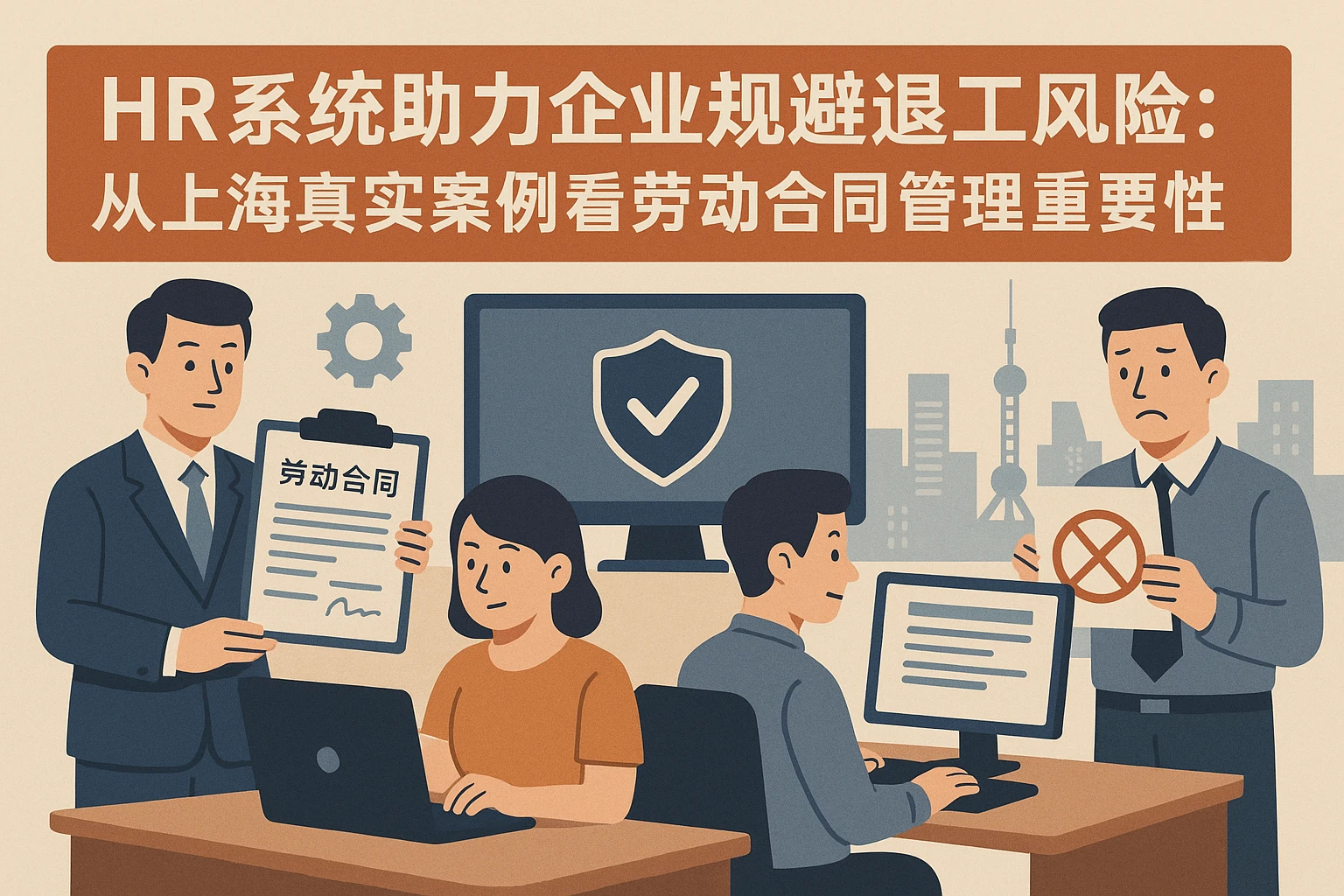 HR系统助力企业规避退工风险：从上海真实案例看劳动合同管理的重要性