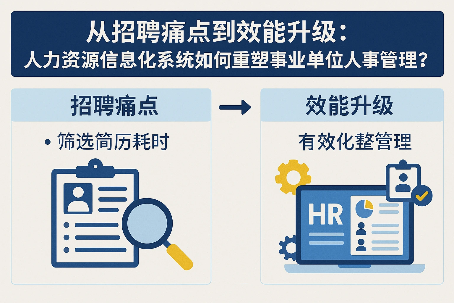 从招聘痛点到效能升级：人力资源信息化系统如何重塑事业单位人事管理？
