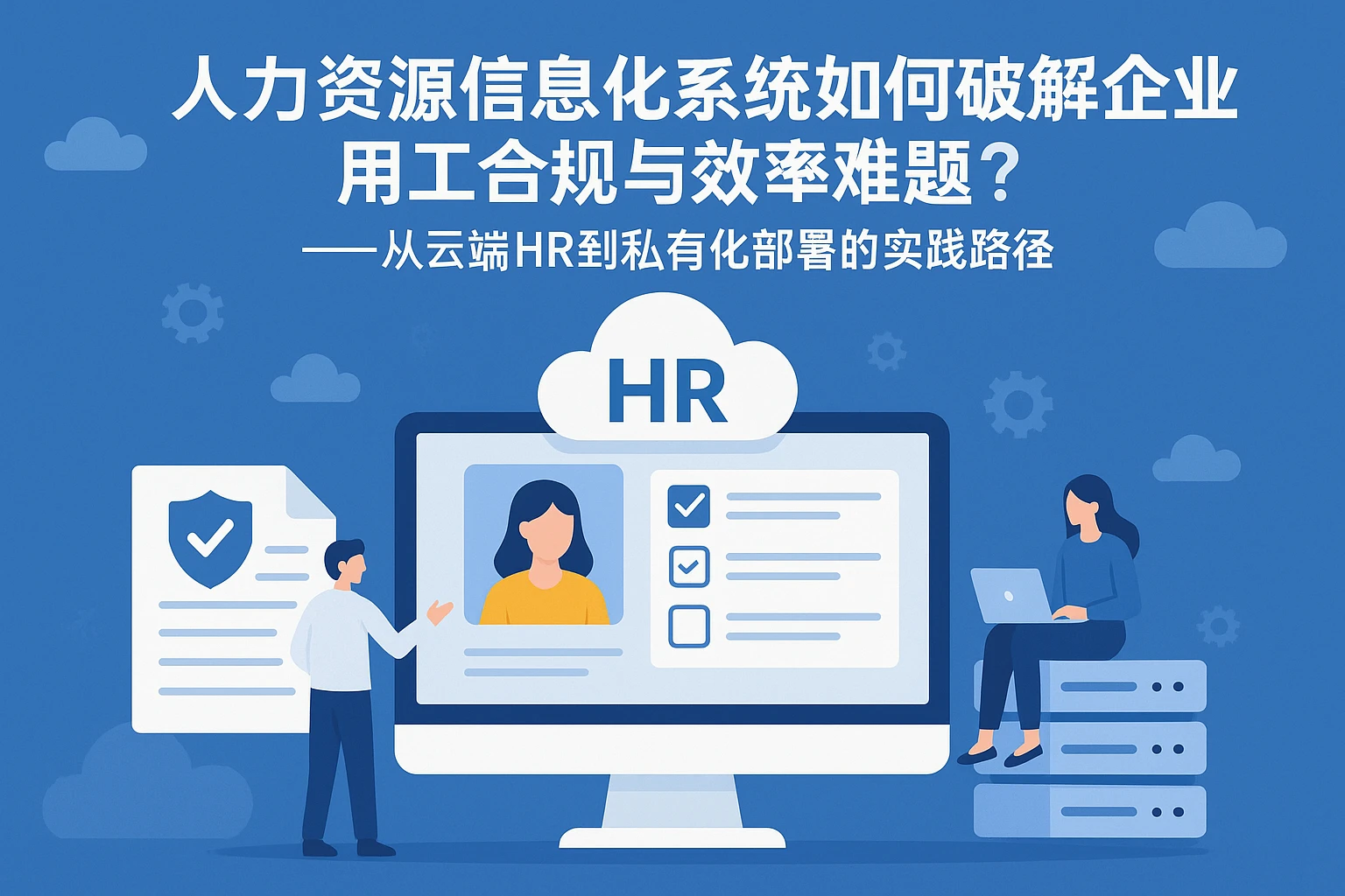 人力资源信息化系统如何破解企业用工合规与效率难题？——从云端HR到私有化部署的实践路径