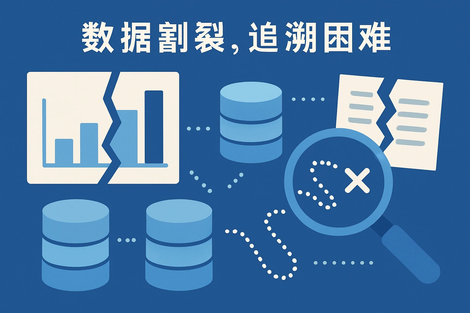 2. 数据割裂，追溯困难