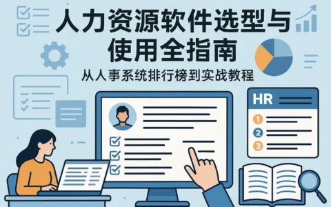 人力资源软件选型与使用全指南：从人事系统排行榜到实战教程