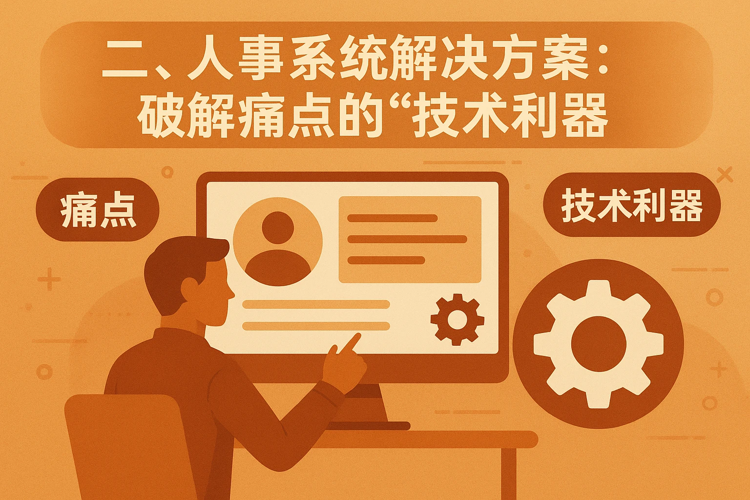 二、人事系统解决方案：破解痛点的“技术利器”
