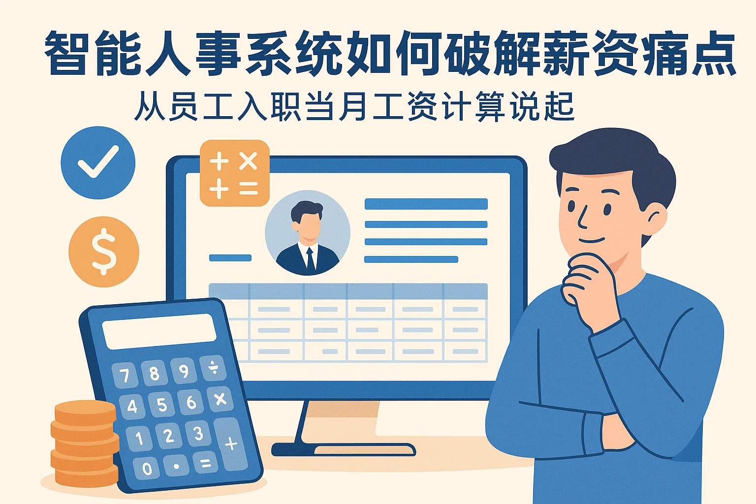 智能人事系统如何破解薪资核算痛点？从员工入职当月工资计算说起