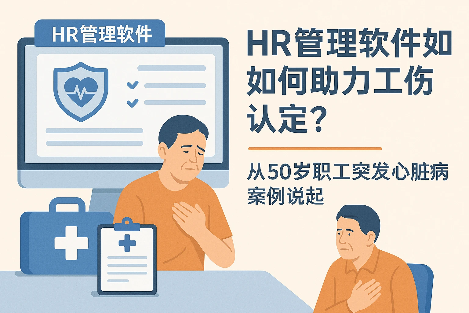 HR管理软件如何助力工伤认定？从50岁职工突发心脏病案例说起