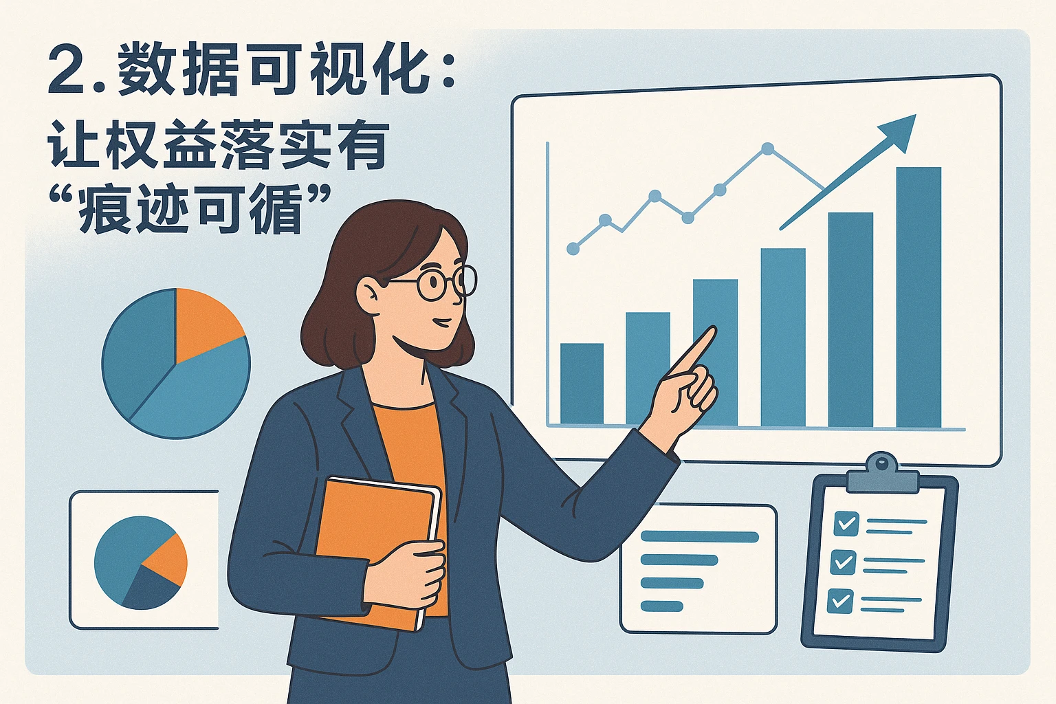 2. 数据可视化：让权益落实有“痕迹可循”