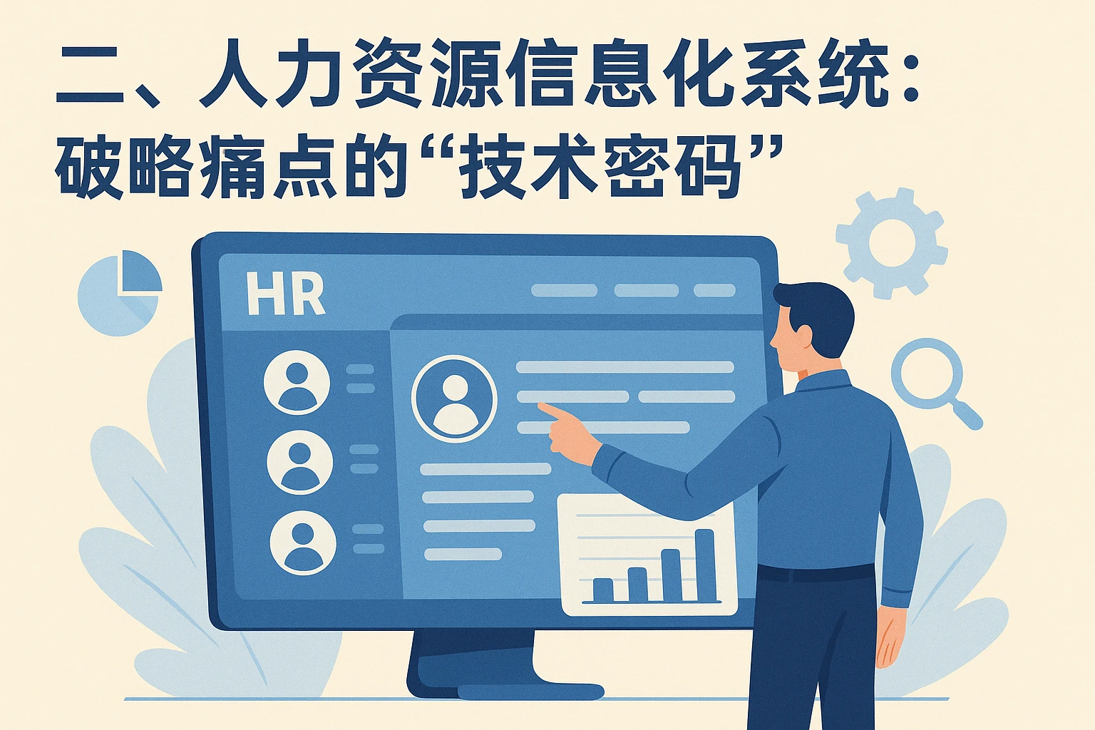 二、人力资源信息化系统：破解痛点的“技术密码”
