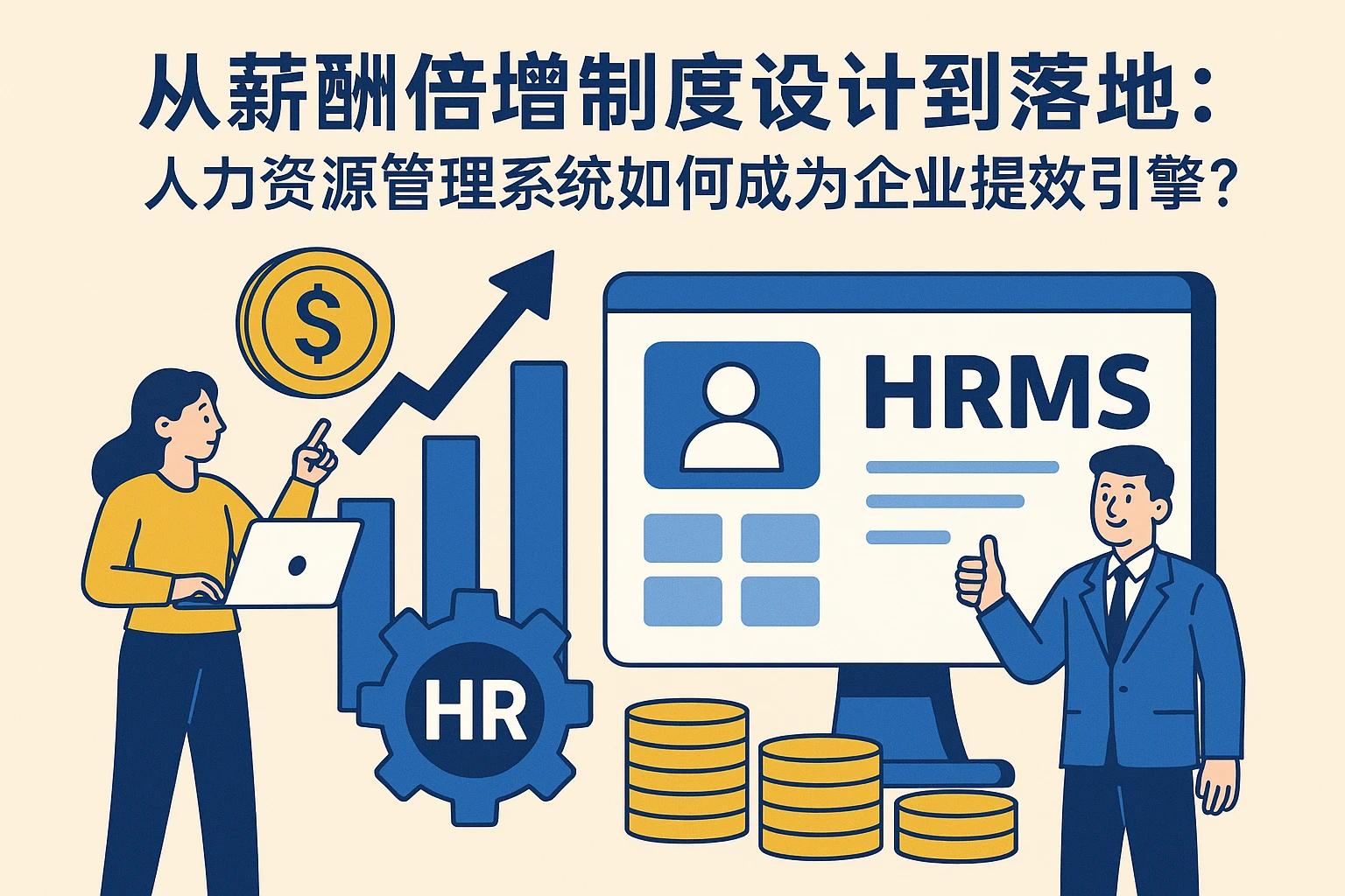 从薪酬倍增制度设计到落地：人力资源管理系统如何成为企业提效引擎？