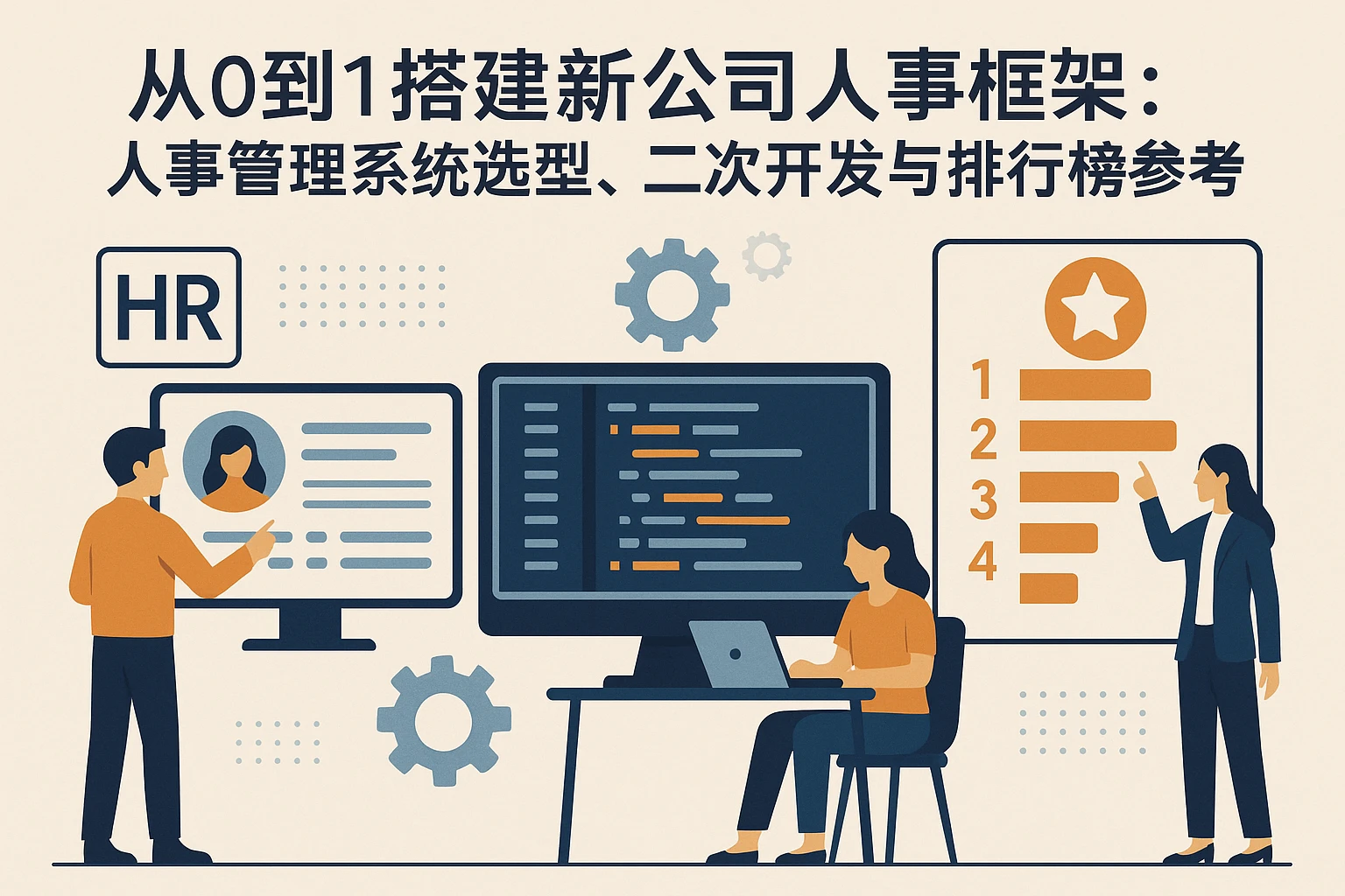 从0到1搭建新公司人事框架：人事管理系统选型、二次开发与排行榜参考