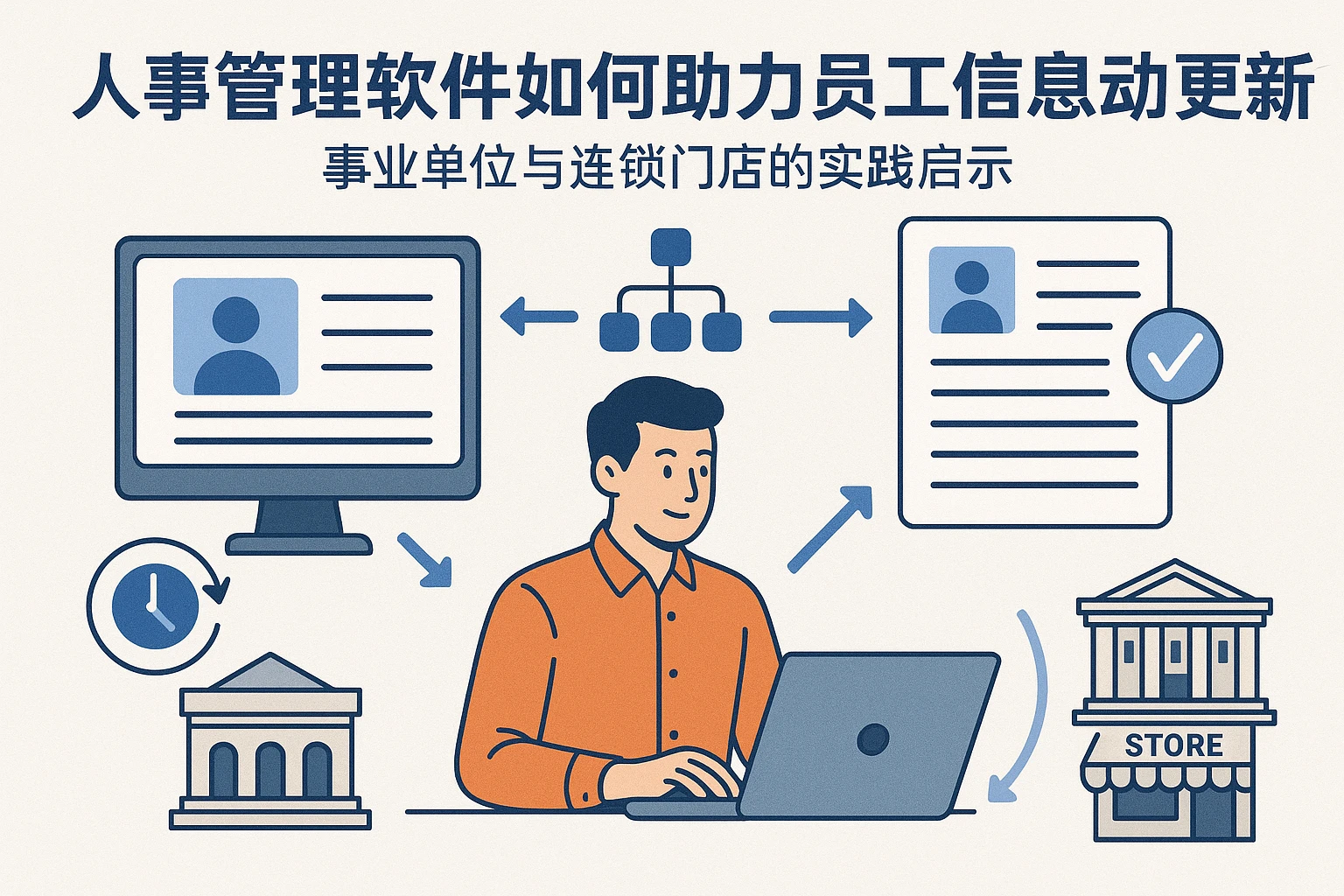 人事管理软件如何助力员工信息动态更新？事业单位与连锁门店的实践启示