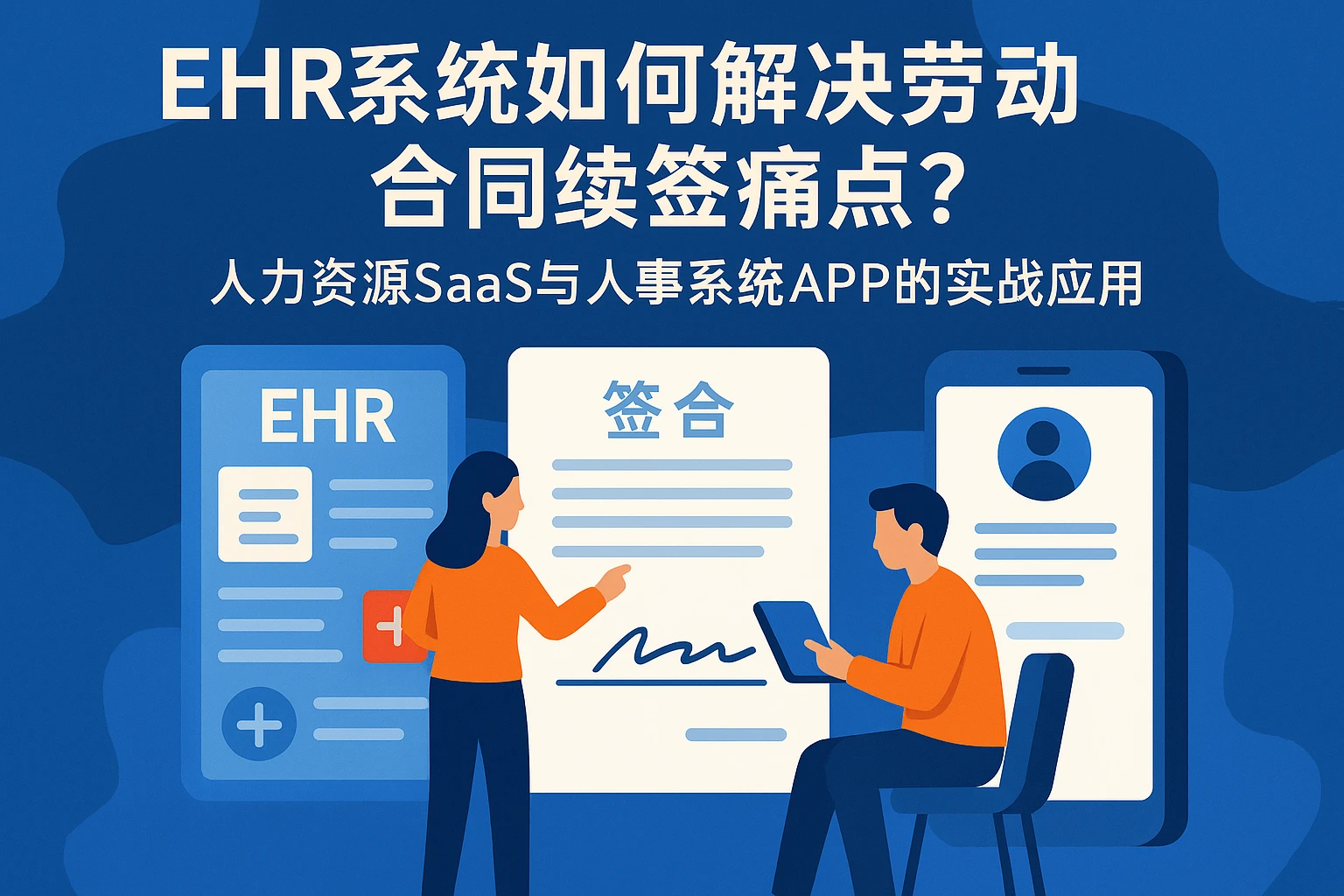 EHR系统如何解决劳动合同续签痛点?人力资源SaaS与人事系统APP的实战应用