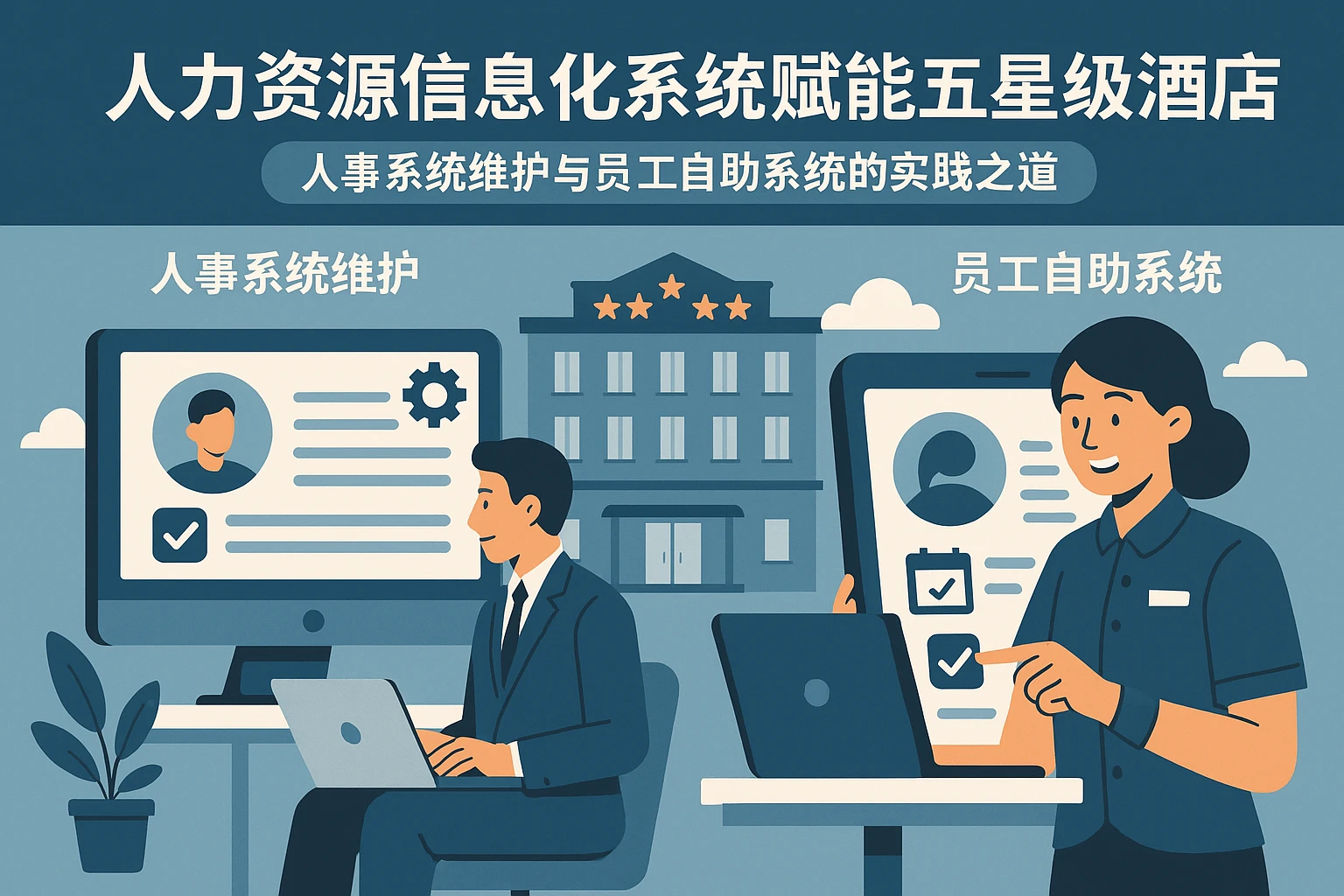 人力资源信息化系统赋能五星级酒店：人事系统维护与员工自助系统的实践之道