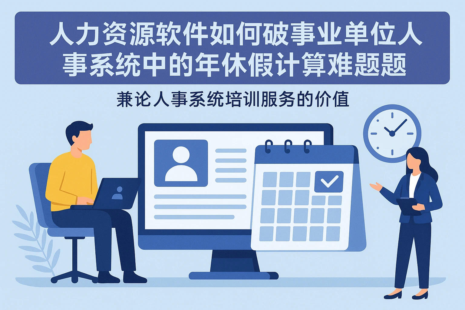 人力资源软件如何破解事业单位人事系统中的年休假计算难题——兼论人事系统培训服务的价值