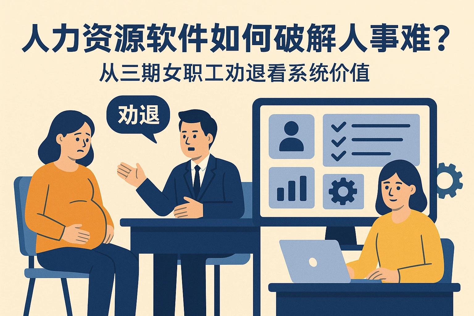 人力资源软件如何破解人事难题？从三期女职工劝退看系统价值