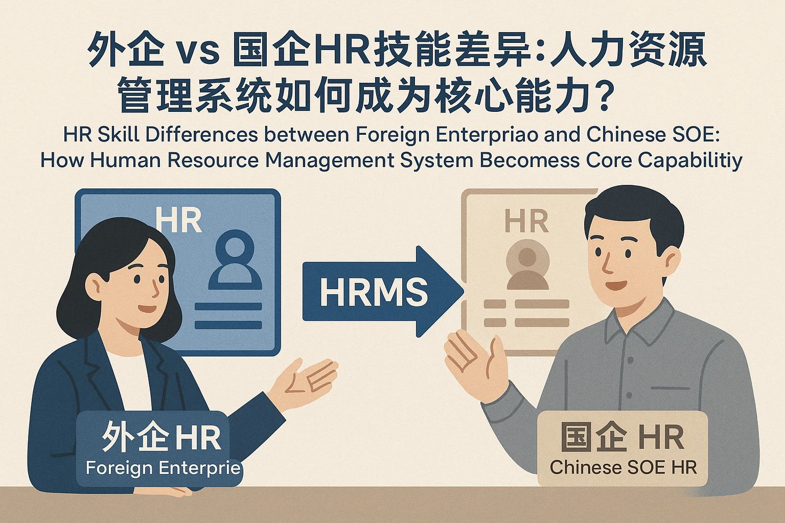 外企vs国企HR技能差异：人力资源管理系统如何成为核心能力？