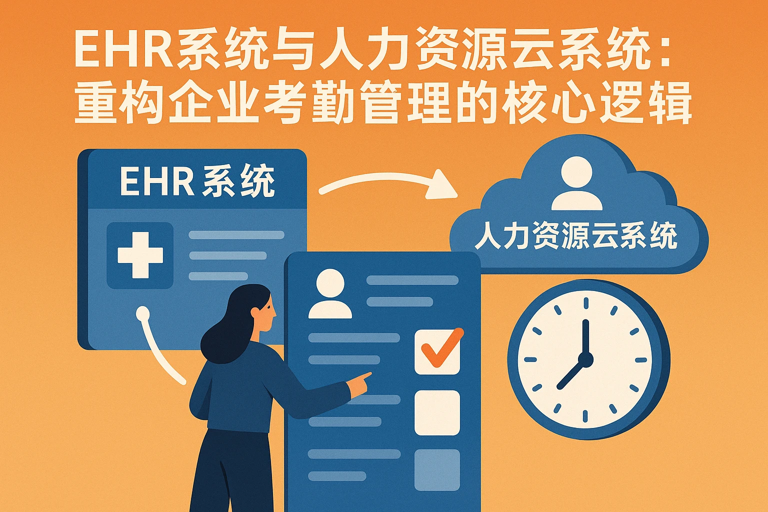 EHR系统与人力资源云系统：重构企业考勤管理的核心逻辑
