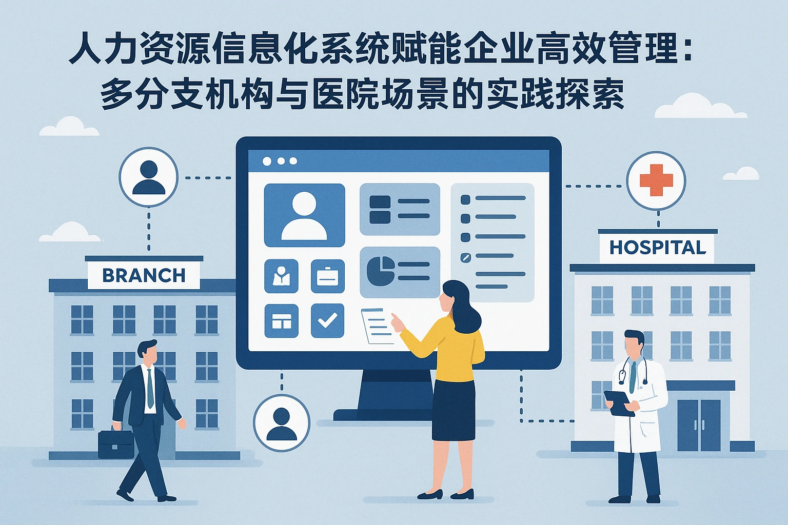 人力资源信息化系统赋能企业高效管理：多分支机构与医院场景的实践探索
