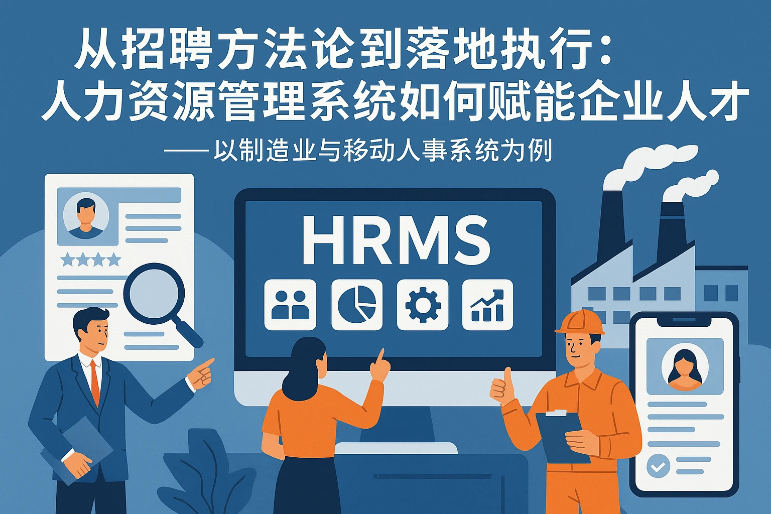 从招聘方法论到落地执行：人力资源管理系统如何赋能企业人才战略——以制造业与移动人事系统为例