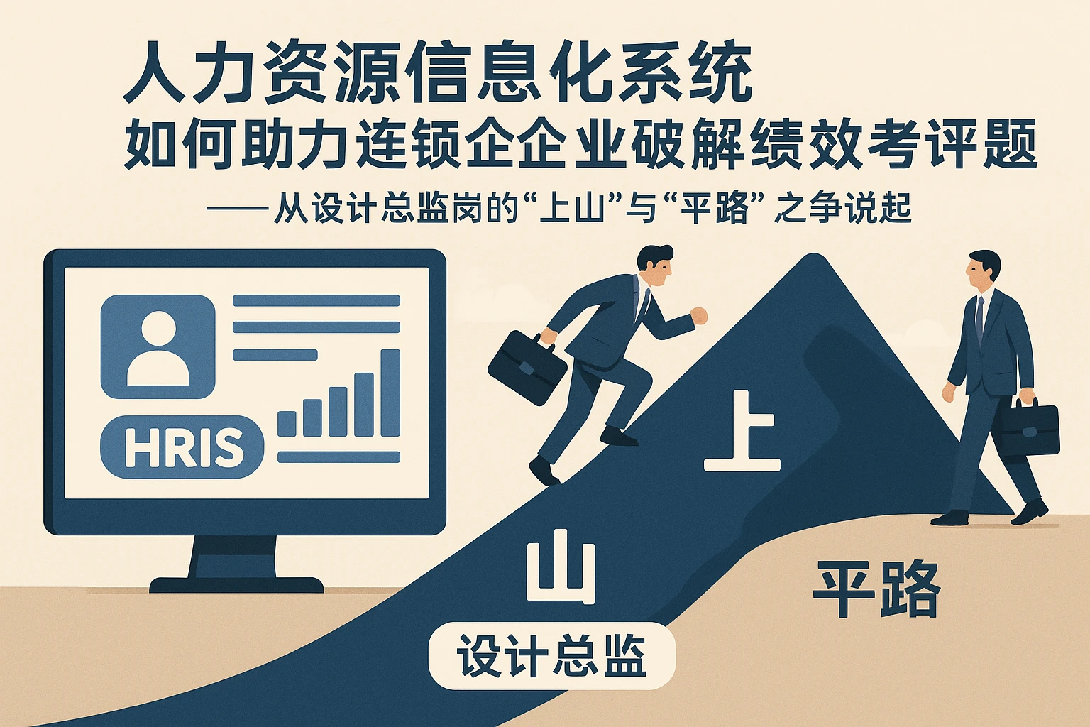 人力资源信息化系统如何助力连锁企业破解绩效考评难题——从设计总监岗的“上山”与“平路”之争说起