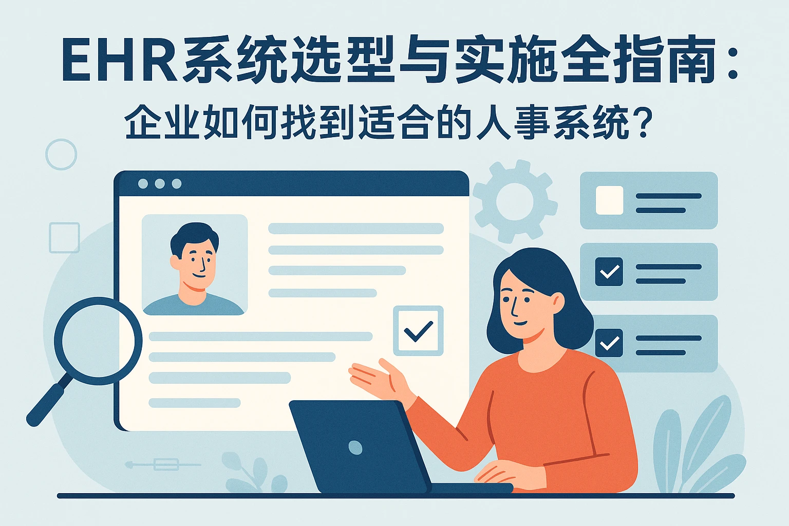 EHR系统选型与实施全指南：企业如何找到适合的人事系统？
