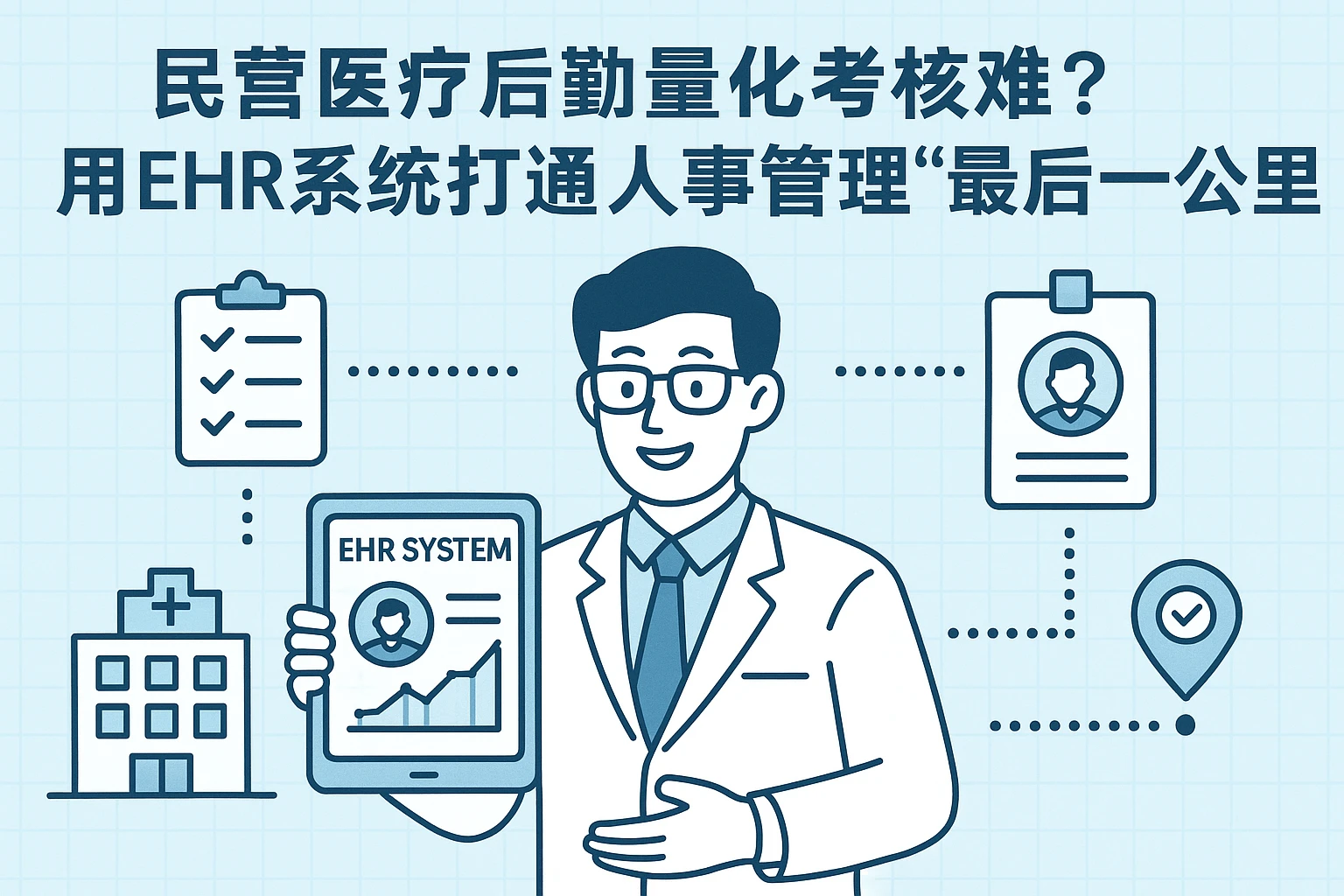 民营医疗后勤量化考核难？用ehr系统打通人事管理“最后一公里”