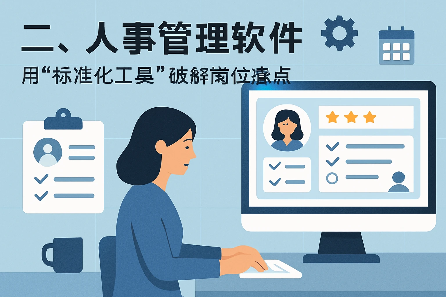 二、人事管理软件：用“标准化工具”破解岗位痛点