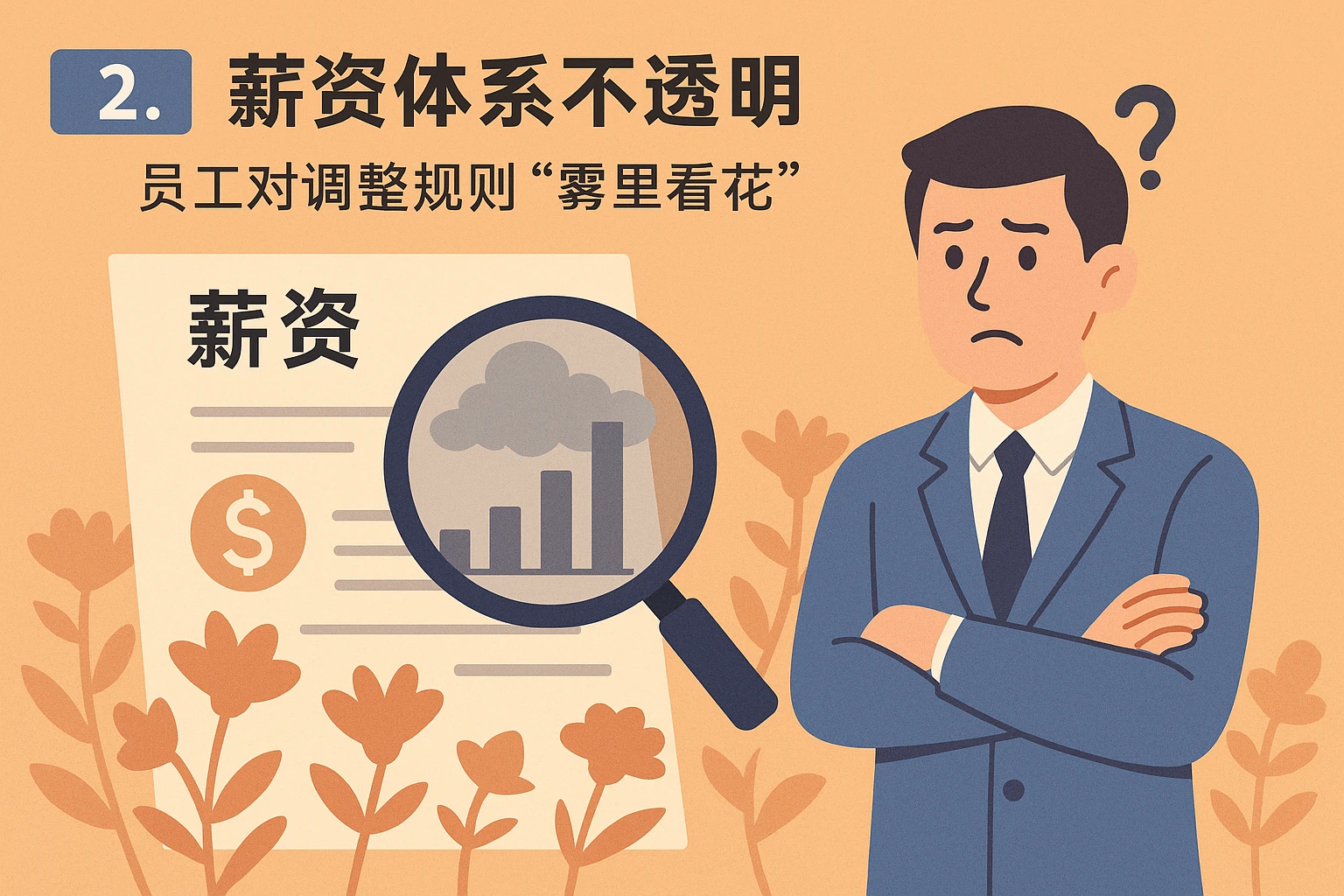 2. 薪资体系不透明：员工对调整规则“雾里看花”