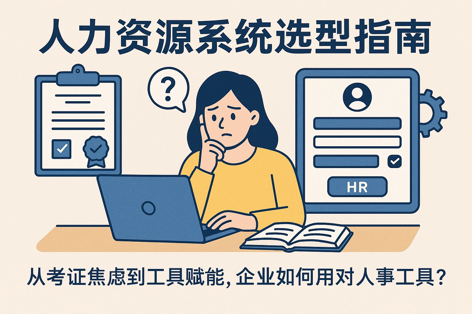 人力资源系统选型指南：从考证焦虑到工具赋能，企业如何用对人事工具？