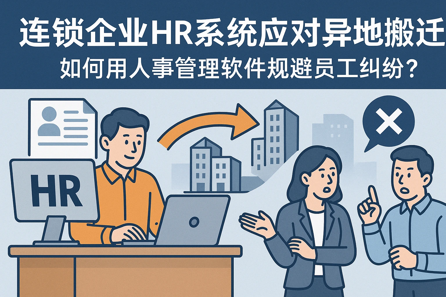 连锁企业HR系统应对异地搬迁：如何用人事管理软件规避员工纠纷？