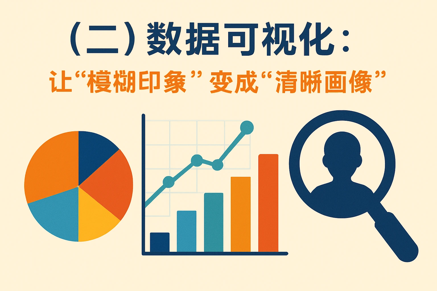 （二）数据可视化：让“模糊印象”变成“清晰画像”
