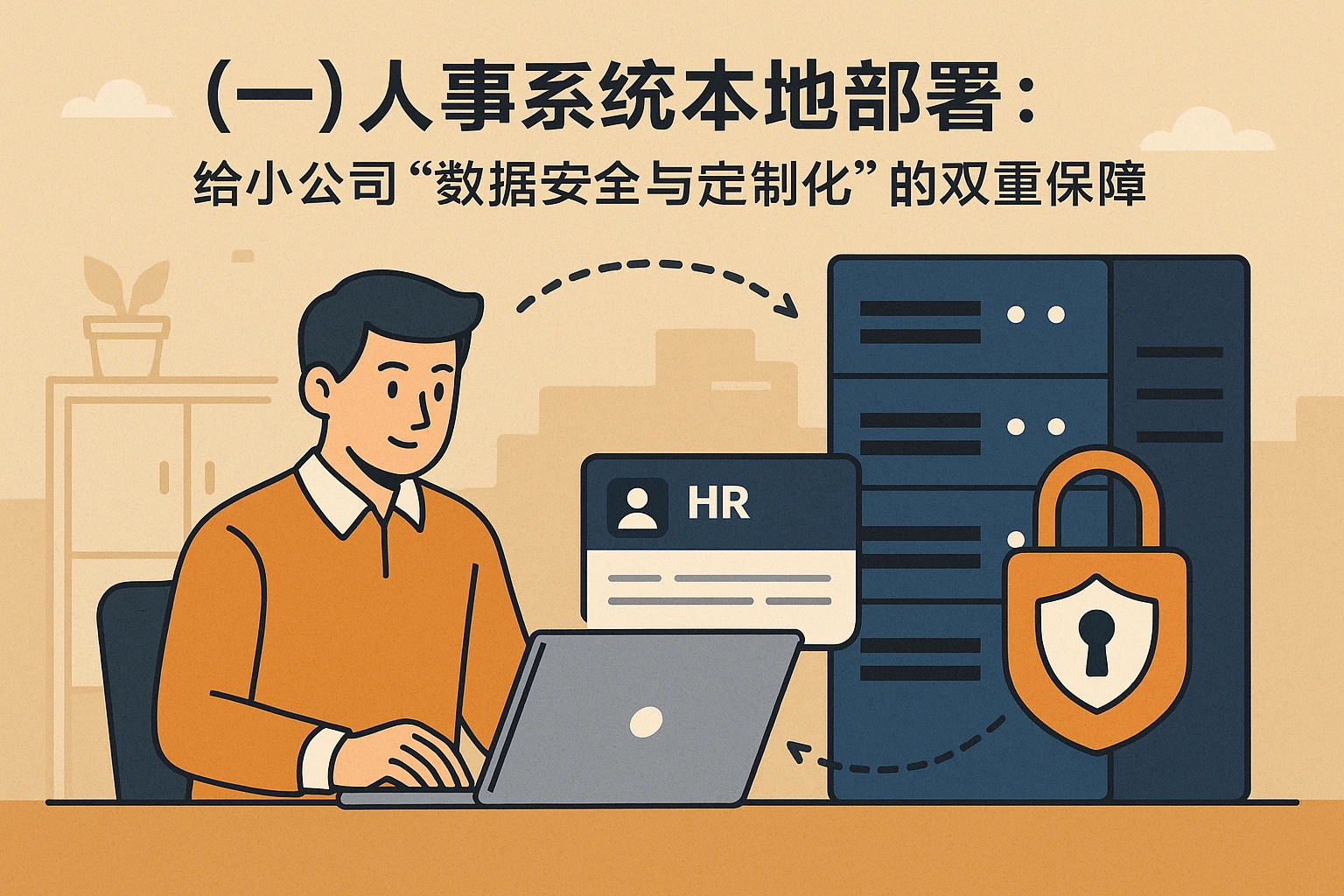 （一）人事系统本地部署：给小公司“数据安全与定制化”的双重保障