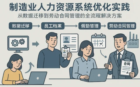 制造业人力资源系统优化实践:从数据迁移到劳动合同管理的全流程解决方案