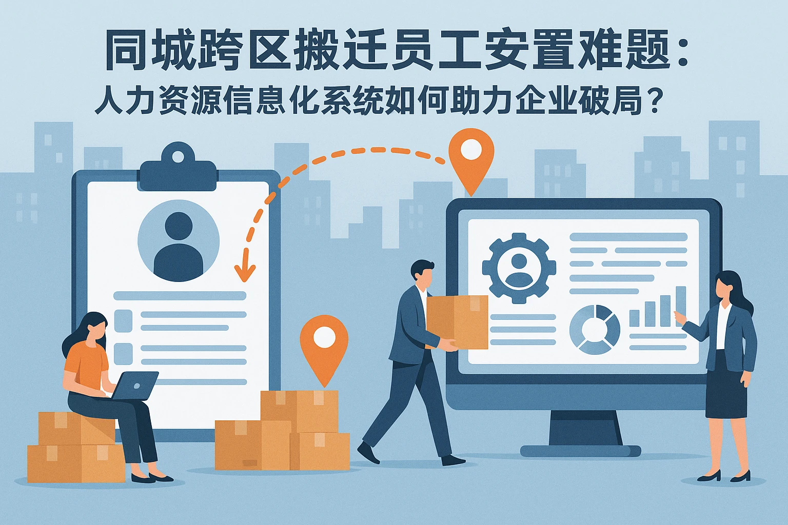 同城跨区搬迁员工安置难题：人力资源信息化系统如何助力企业破局？