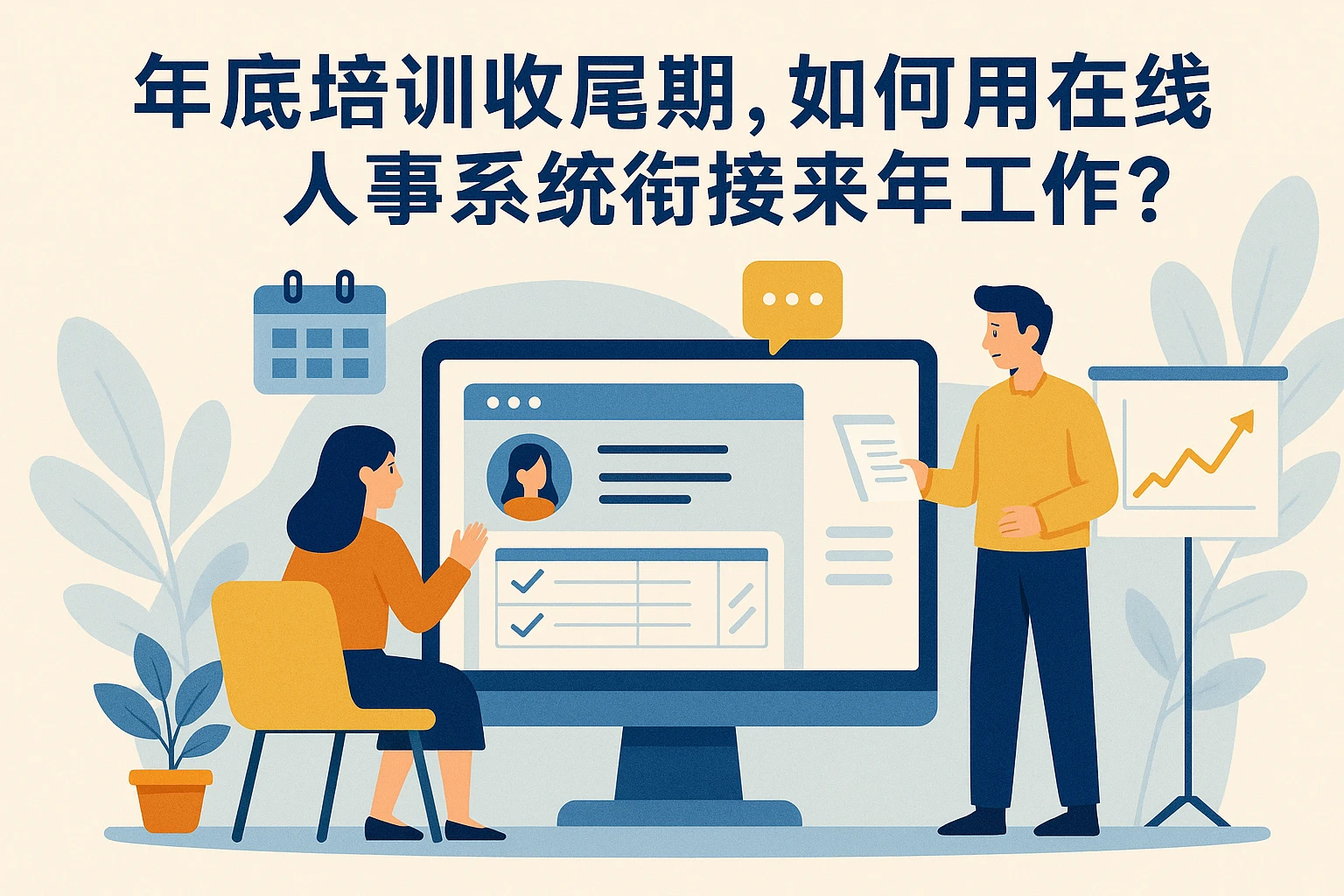 年底培训收尾期，如何用在线人事系统衔接来年工作？