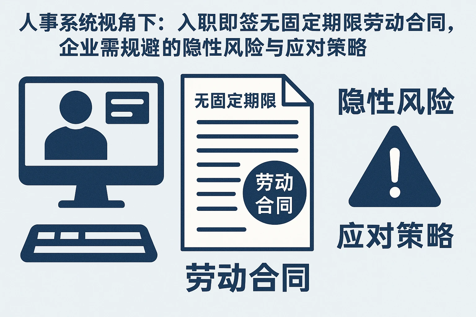 人事系统视角下：入职即签无固定期限劳动合同，企业需规避的隐性风险与应对策略