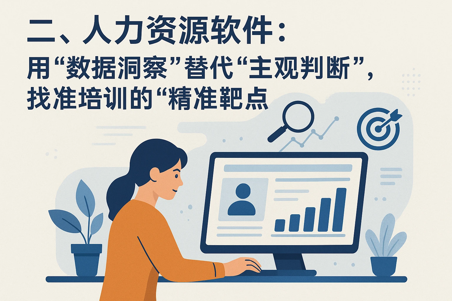 二、人力资源软件：用“数据洞察”替代“主观判断”，找准培训的“精准靶点”
