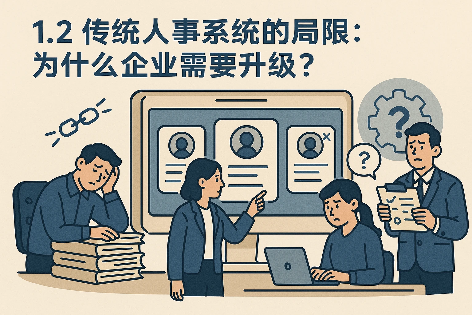 1.2 传统人事系统的局限：为什么企业需要升级？