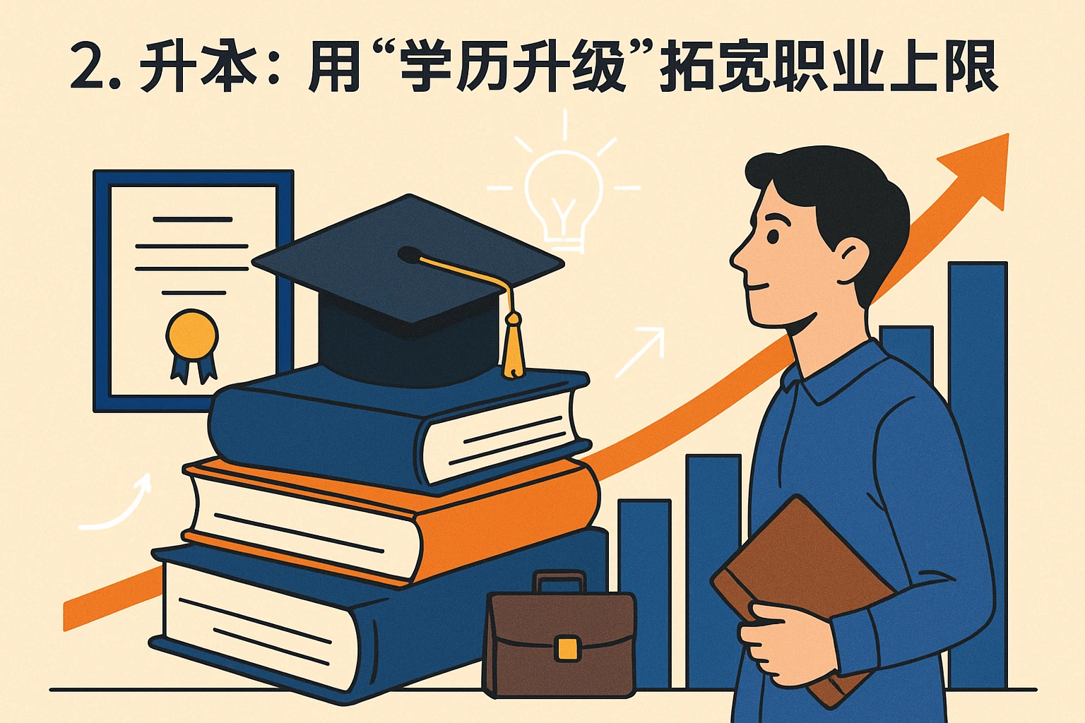 2. 升本：用“学历升级”拓宽职业上限