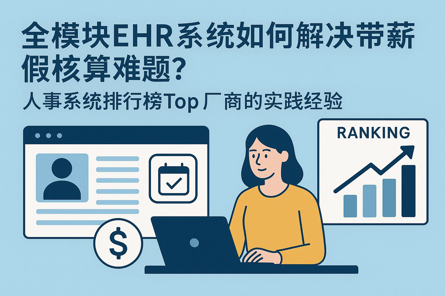 全模块EHR系统如何解决带薪假核算难题?人事系统排行榜Top厂商的实践经验