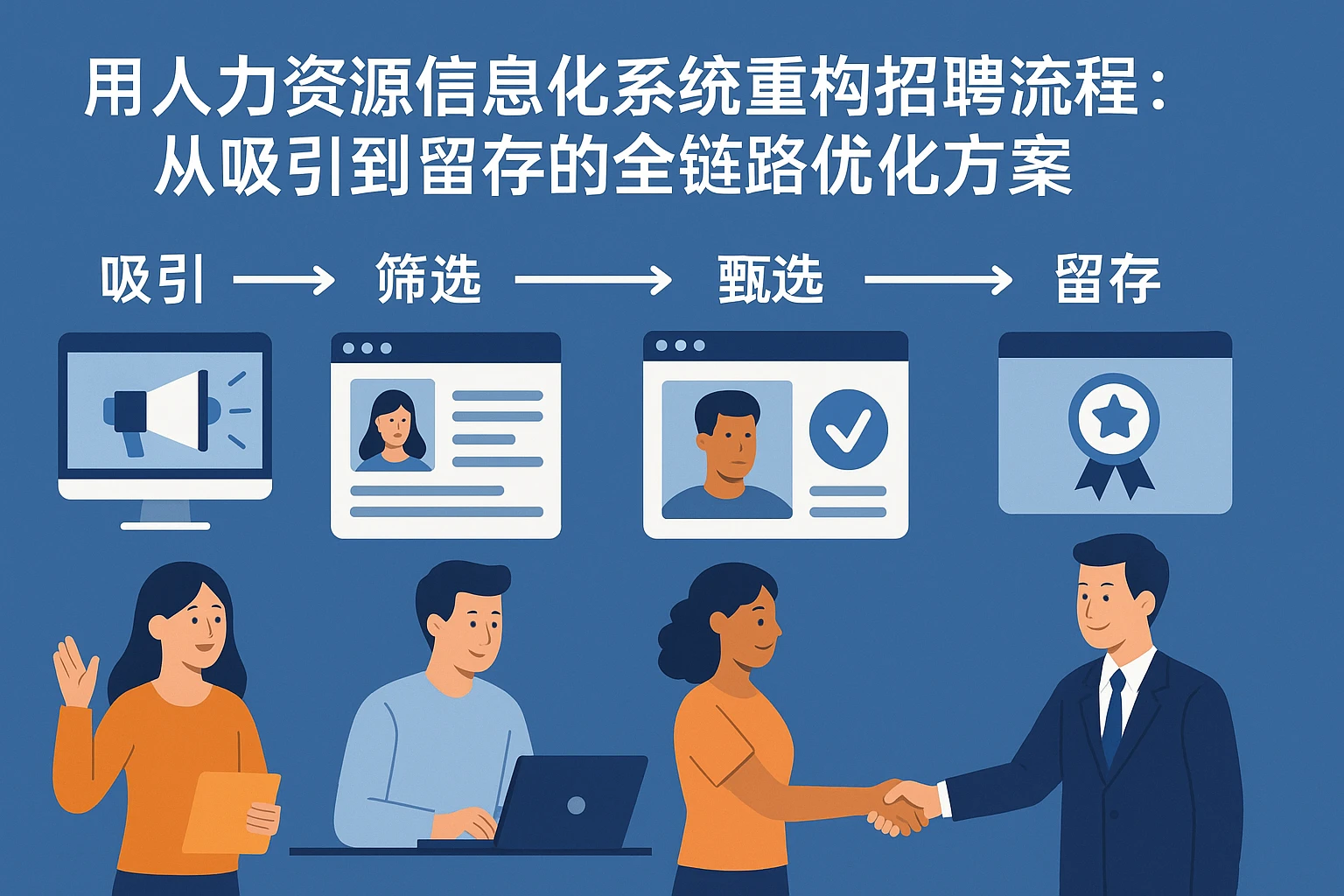 用人力资源信息化系统重构招聘流程：从吸引到留存的全链路优化方案