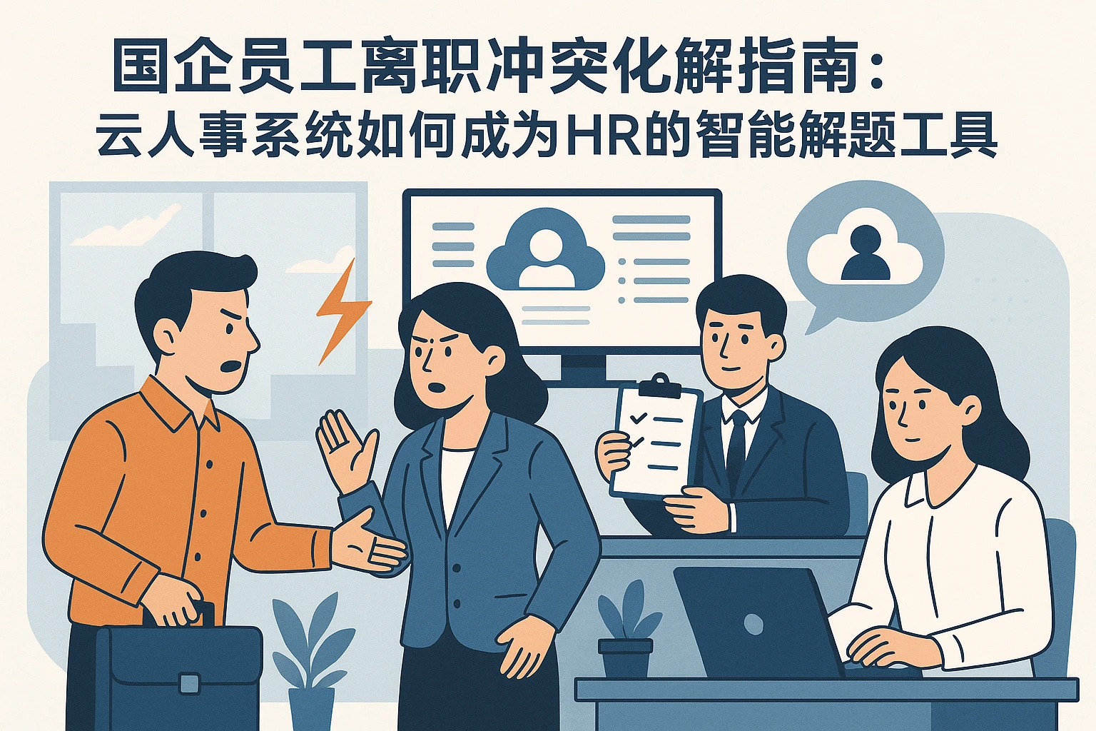 国企员工离职冲突化解指南：云人事系统如何成为HR的智能解题工具
