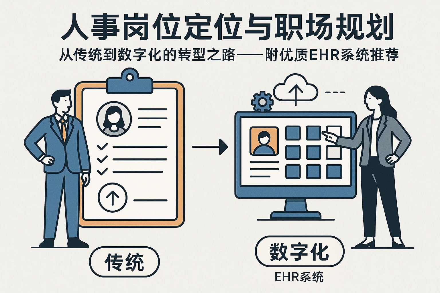 人事岗位定位与职场规划：从传统到数字化的转型之路——附优质EHR系统推荐